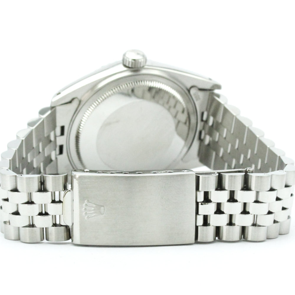 ROLEX Datejust 18K White Gold Steel Automatic Mens Watch 16030 Polished — Very Good