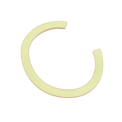 Bottega Veneta Curved Cuff Bracelet, Ag925 Enamel, Size L, 741013 — Like New