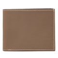 Hermes Hermès Citizen Twill Bifold Wallet in Etoupe Swift Leather for Women