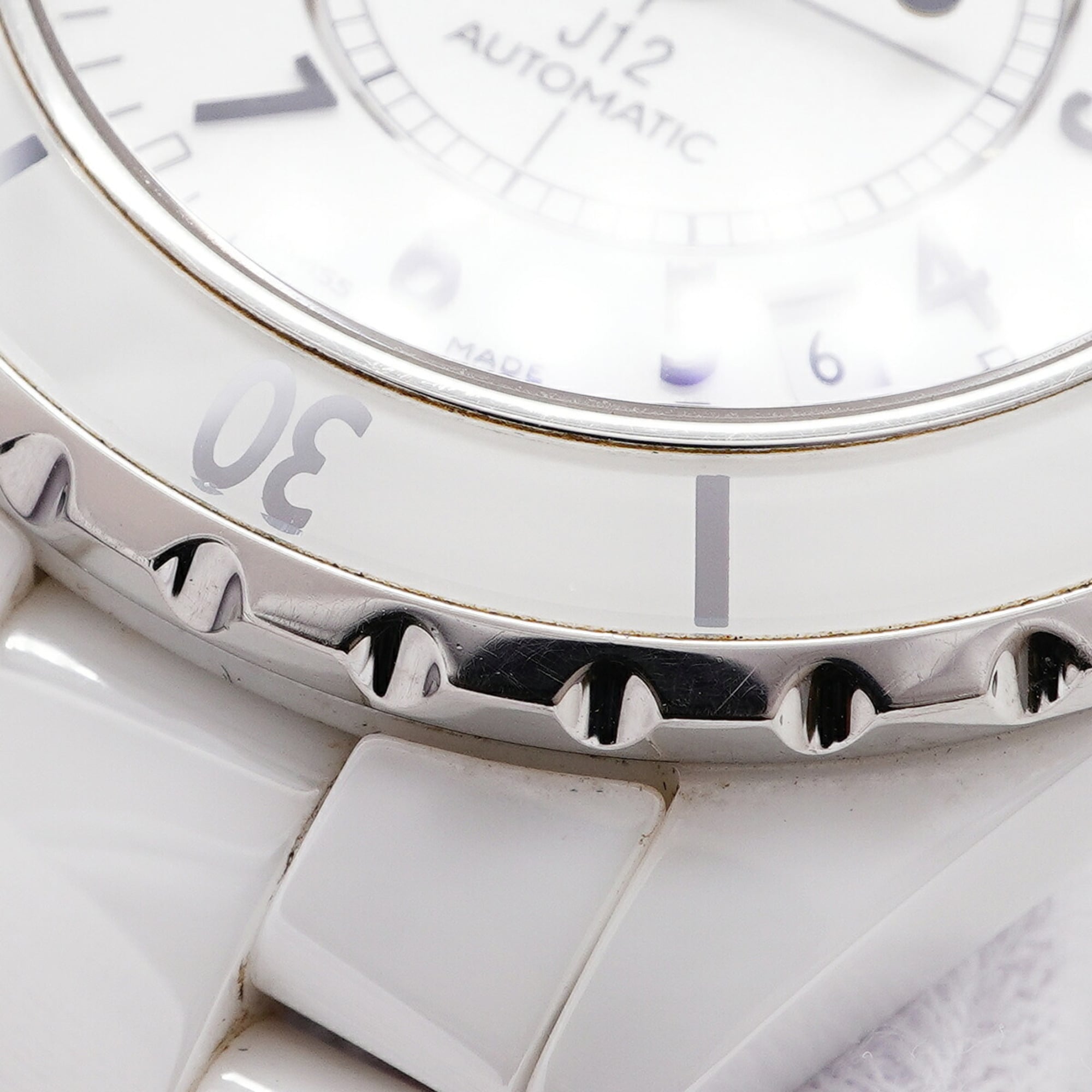 Chanel J12 H0970 White Dial Men's Watch — Good