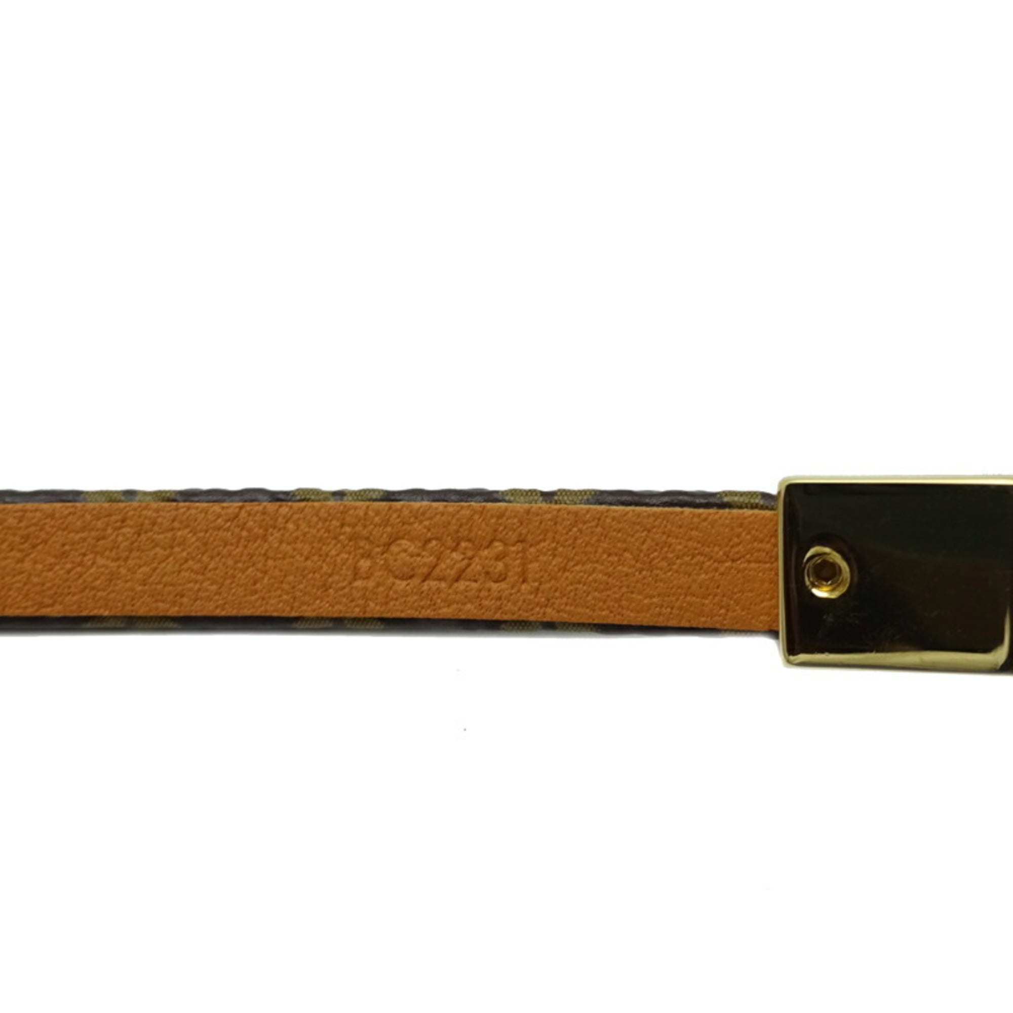 Louis Vuitton Bracelet Vivienne Women's M6773F Monogram Brown — Like New