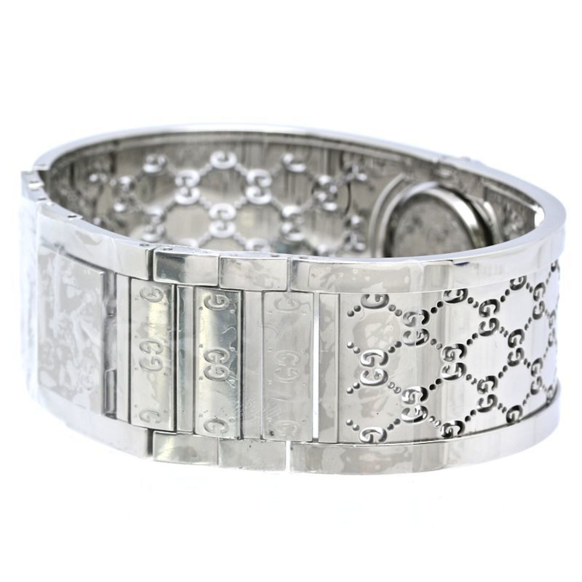 GUCCI Toile Bangle YA112513 112 Women's Watch SS 40522 — Very Good