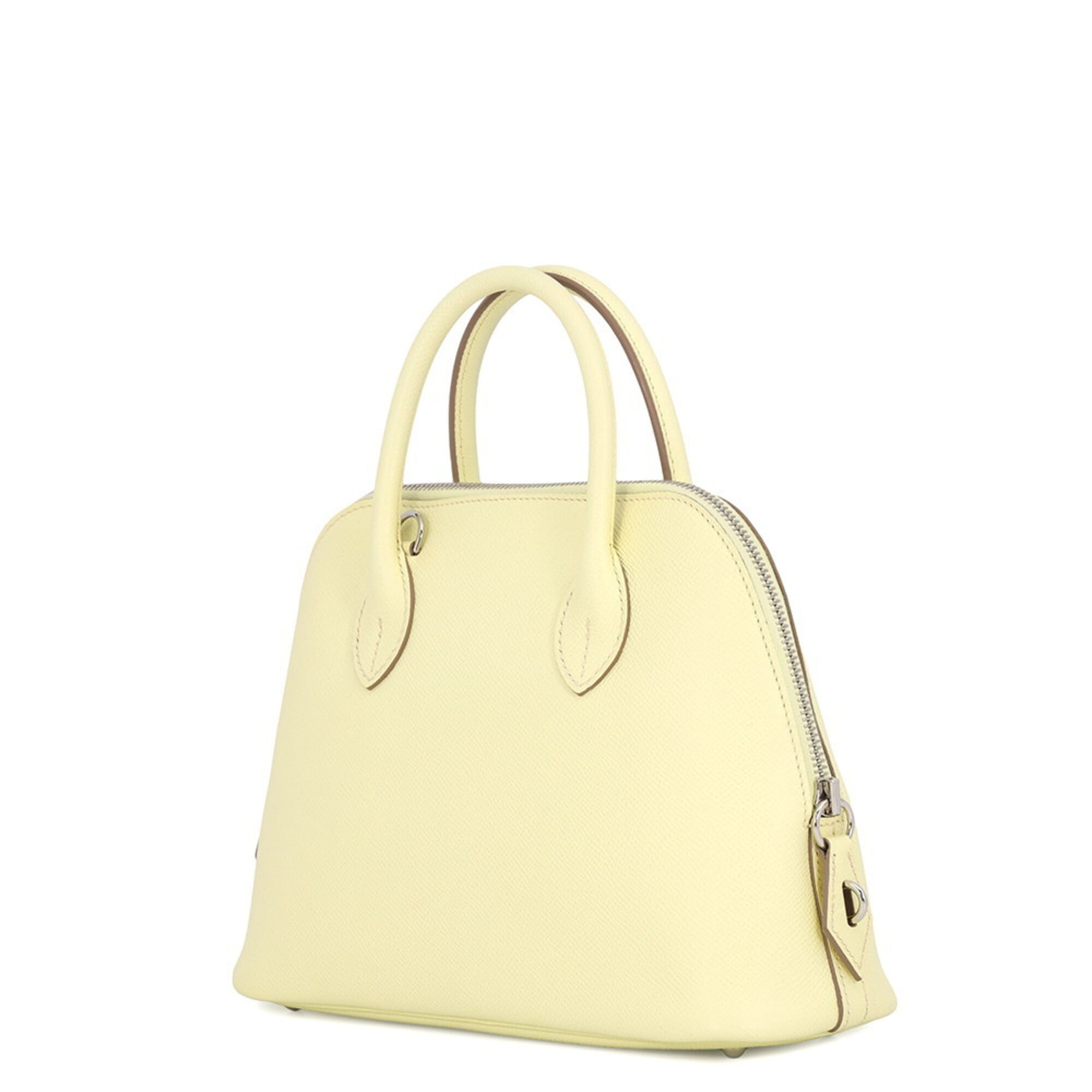 Hermes Bolide 1923 25 Verso Jaune Milton Cle Epsom W stamp 2-way shoulder bag handbag HERMES — Like New