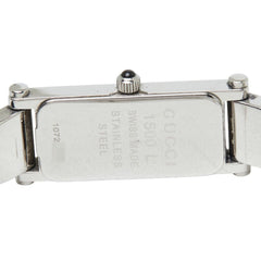 Gucci Bangle Watch 1500L Quartz White Dial Stainless Steel Women's GUCCI — Good