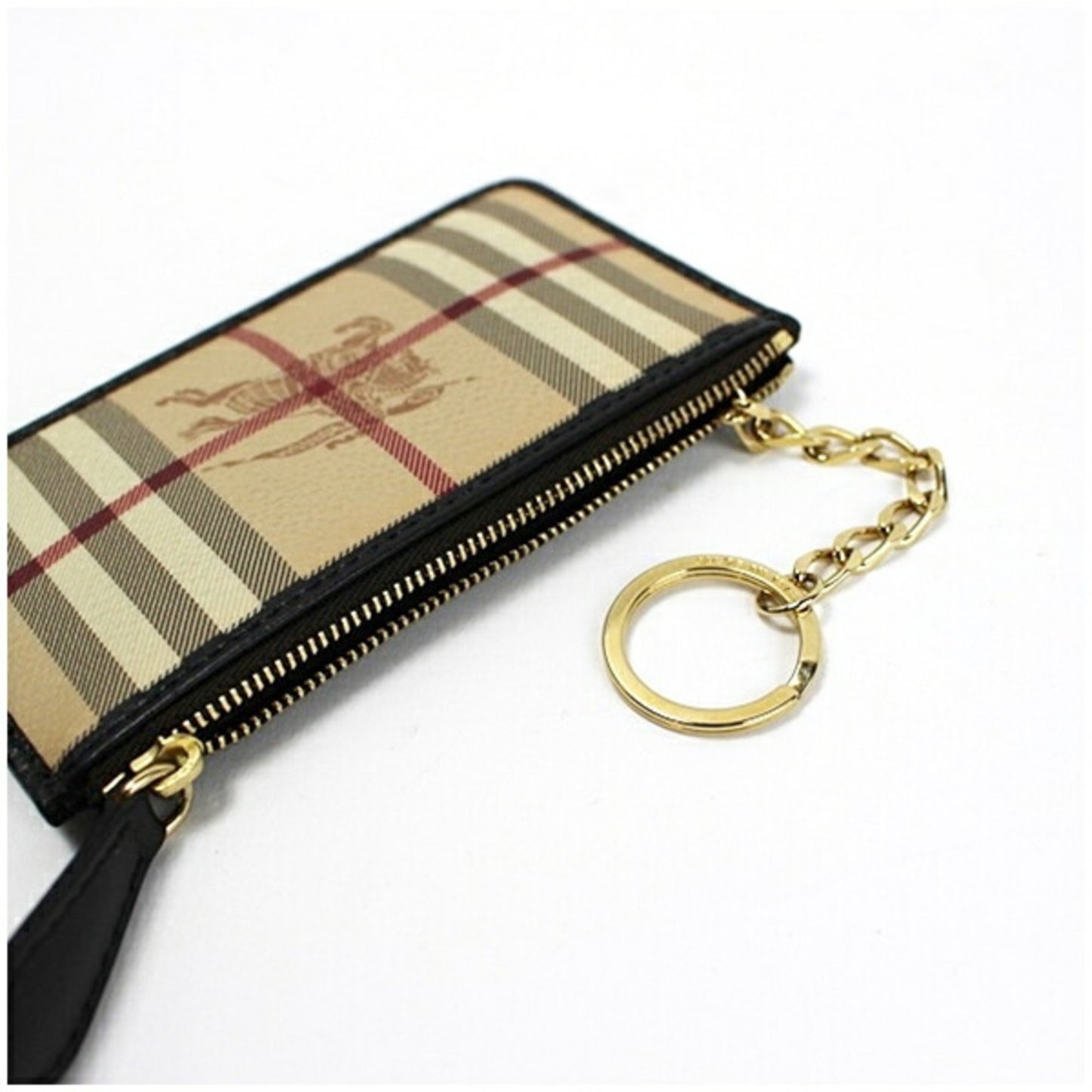 Burberry coin case Nova check Shadow Horse Beige Men's purse Fragment Storage
