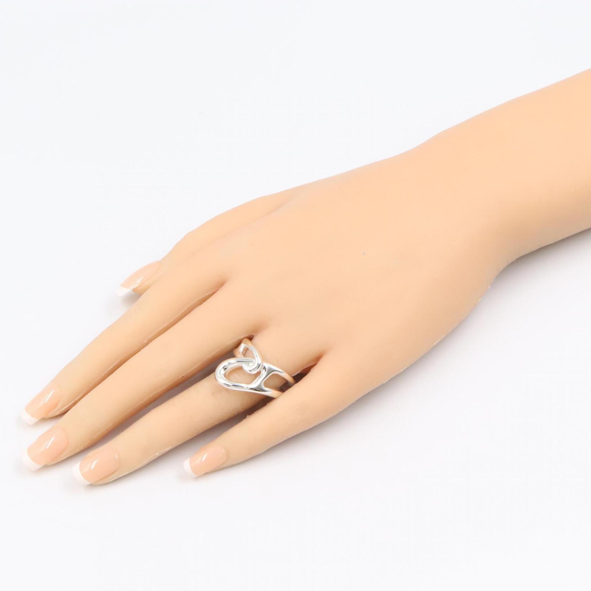 Hermes Chaine d'Ancre Punk Ring - Sterling Silver 925 Women's Ring/Finger Tone — Like New