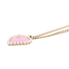 Chanel Necklace, Coco Mark Heart, Faux Pearl, B25B ABG221, CHANEL, Chanel, Women's, CHANEL NECKLACE — Like New