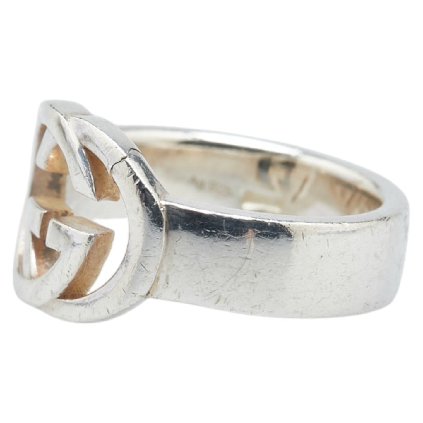 Gucci Interlocking G Ring #9 SV925 Silver Women's GUCCI