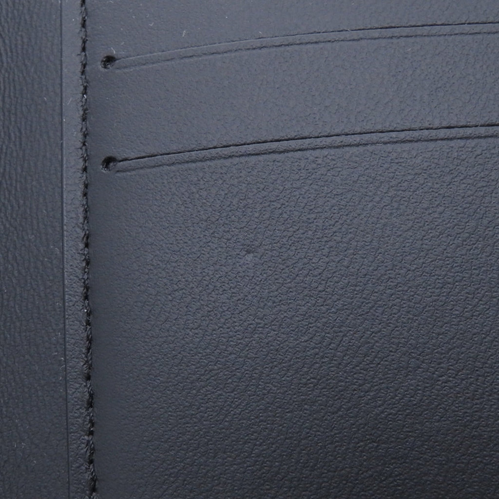 Louis Vuitton Tri-fold Wallet, Taurillon Leather/Painted Dots, LV×YK, Portefeuille Capucines Compact, M81963, Black, Designed by Yayoi Kusama