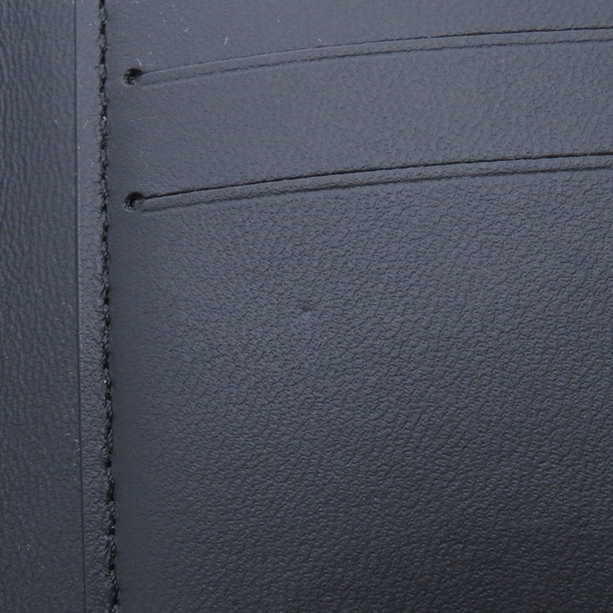 Louis Vuitton Tri-fold Wallet, Taurillon Leather/Painted Dots, LV×YK, Portefeuille Capucines Compact, M81963, Black, Designed by Yayoi Kusama