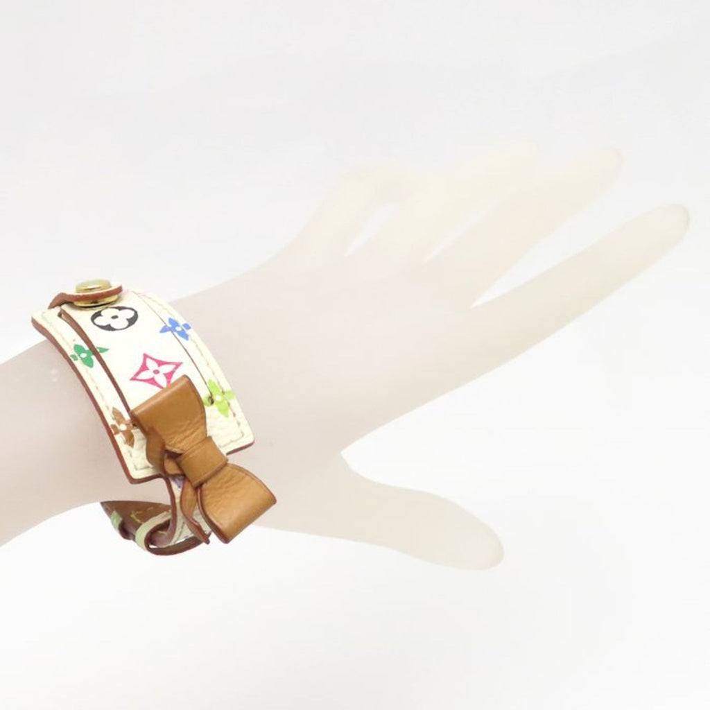 LOUIS VUITTON Louis Vuitton Porte Address Bracelet in Monogram Multicolore Bron, Women's, M92594 294878