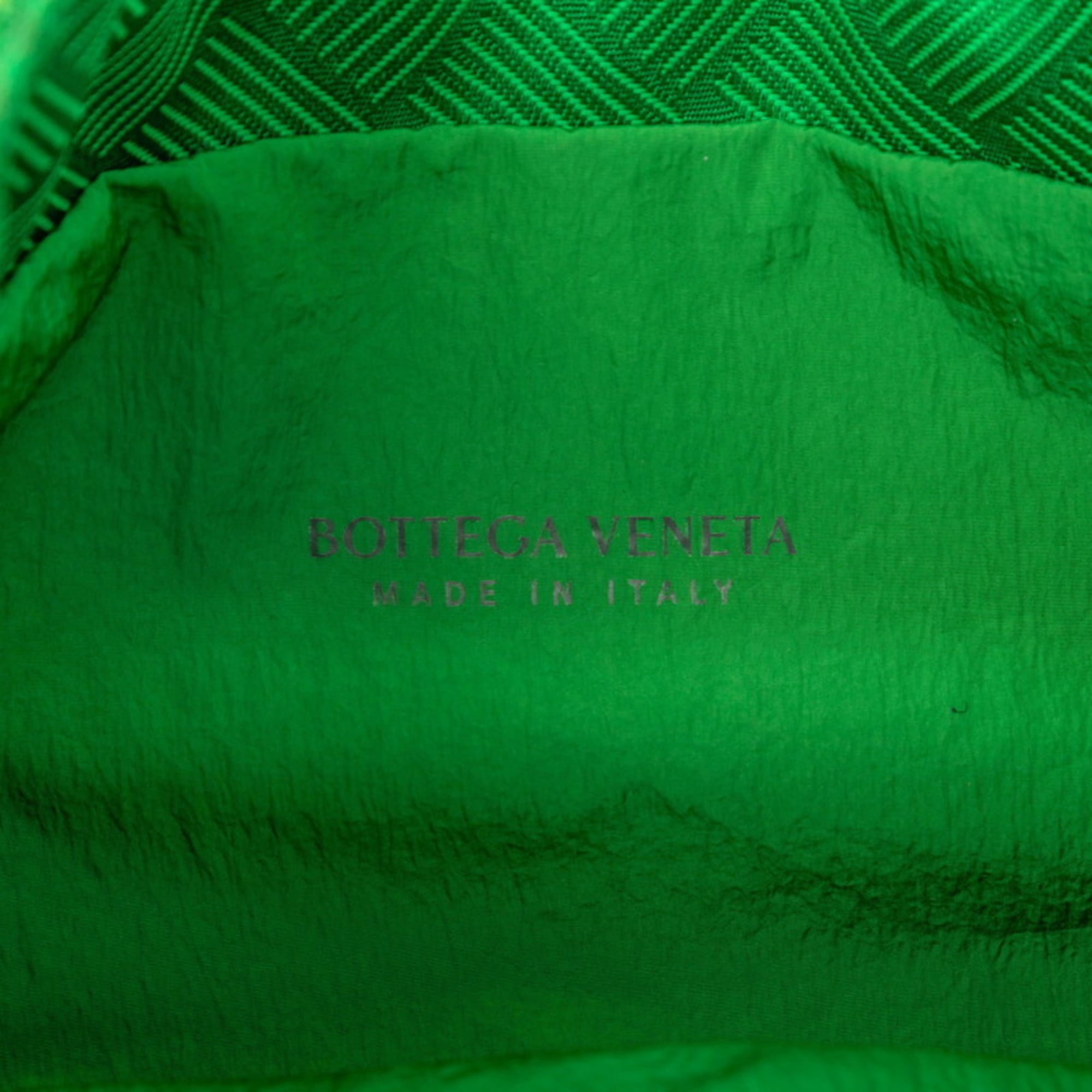 Bottega Veneta Intrecciato Body Bag Green Nylon Women's BOTTEGAVENETA