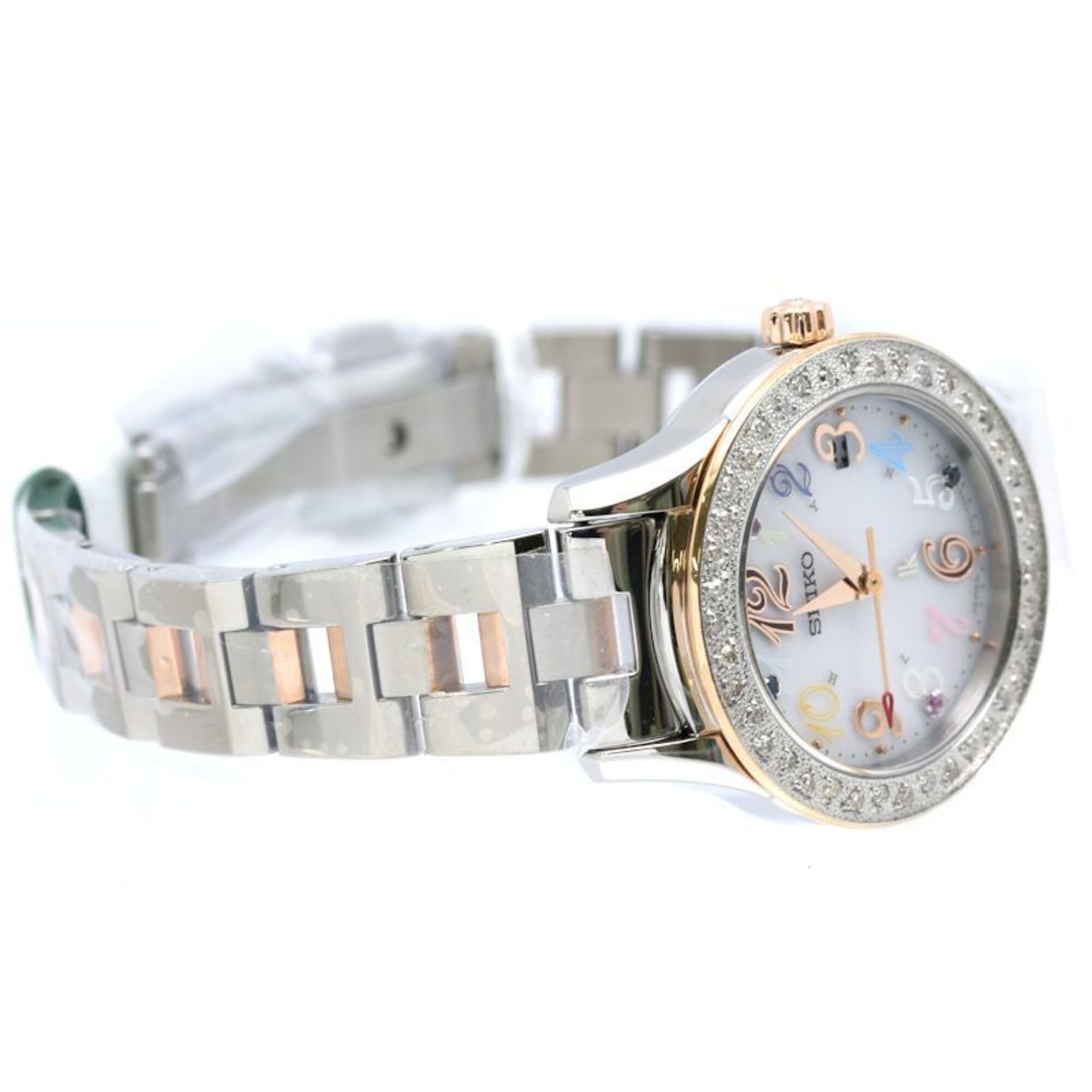 SEIKO Lukia Diamond Limited Edition SSVW069 1B22-0BX0 Women's Watch Stainless Steel /40416 — New - Store Return
