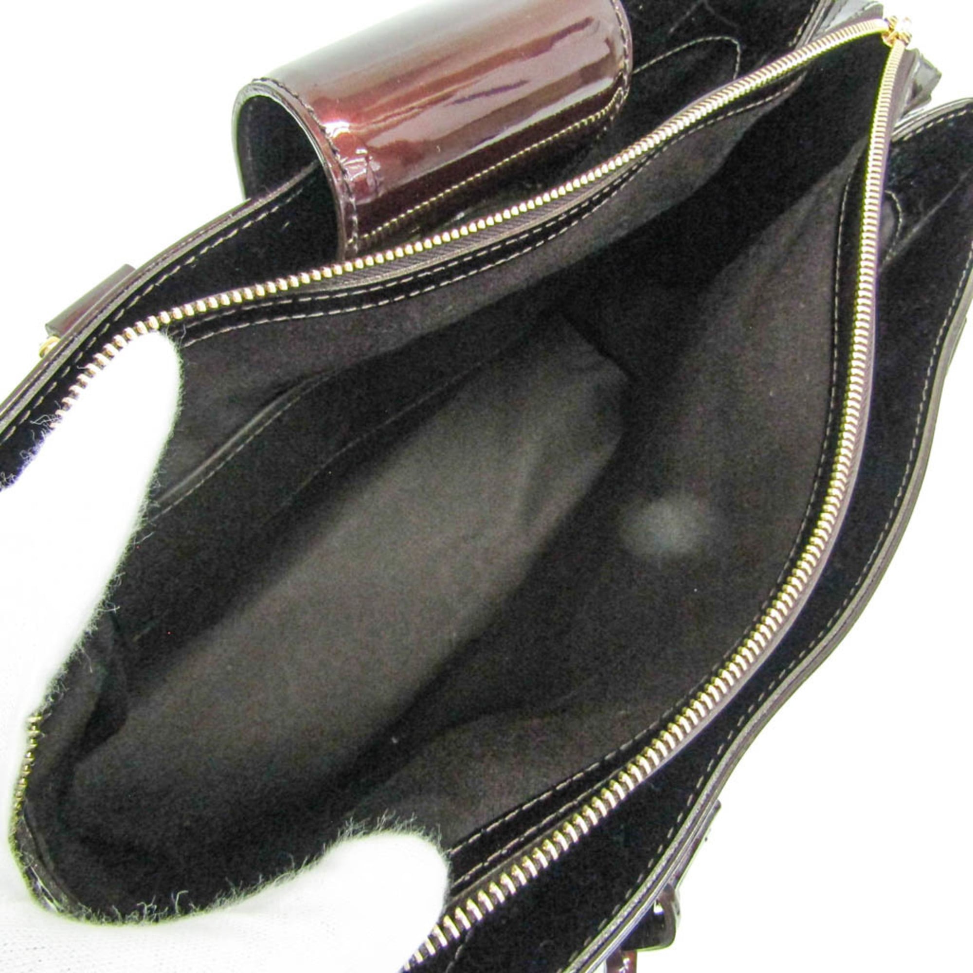 Louis Vuitton Monogram Vernis Melrose Avenue M93757 Women's Handbag Amarante