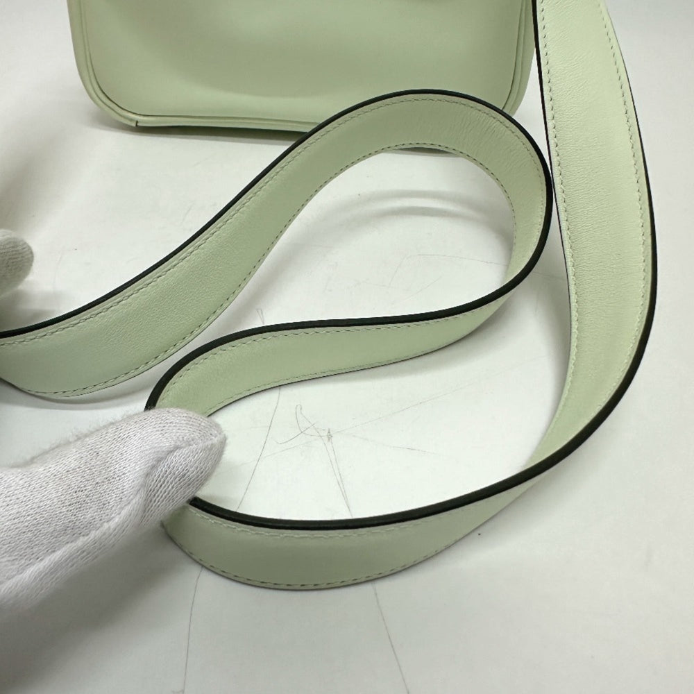 HERMES Lindy Shoulder Bag, Swift Leather, Women's, Veil Fizz, Light Green, G-231125-89 — New - Store Return