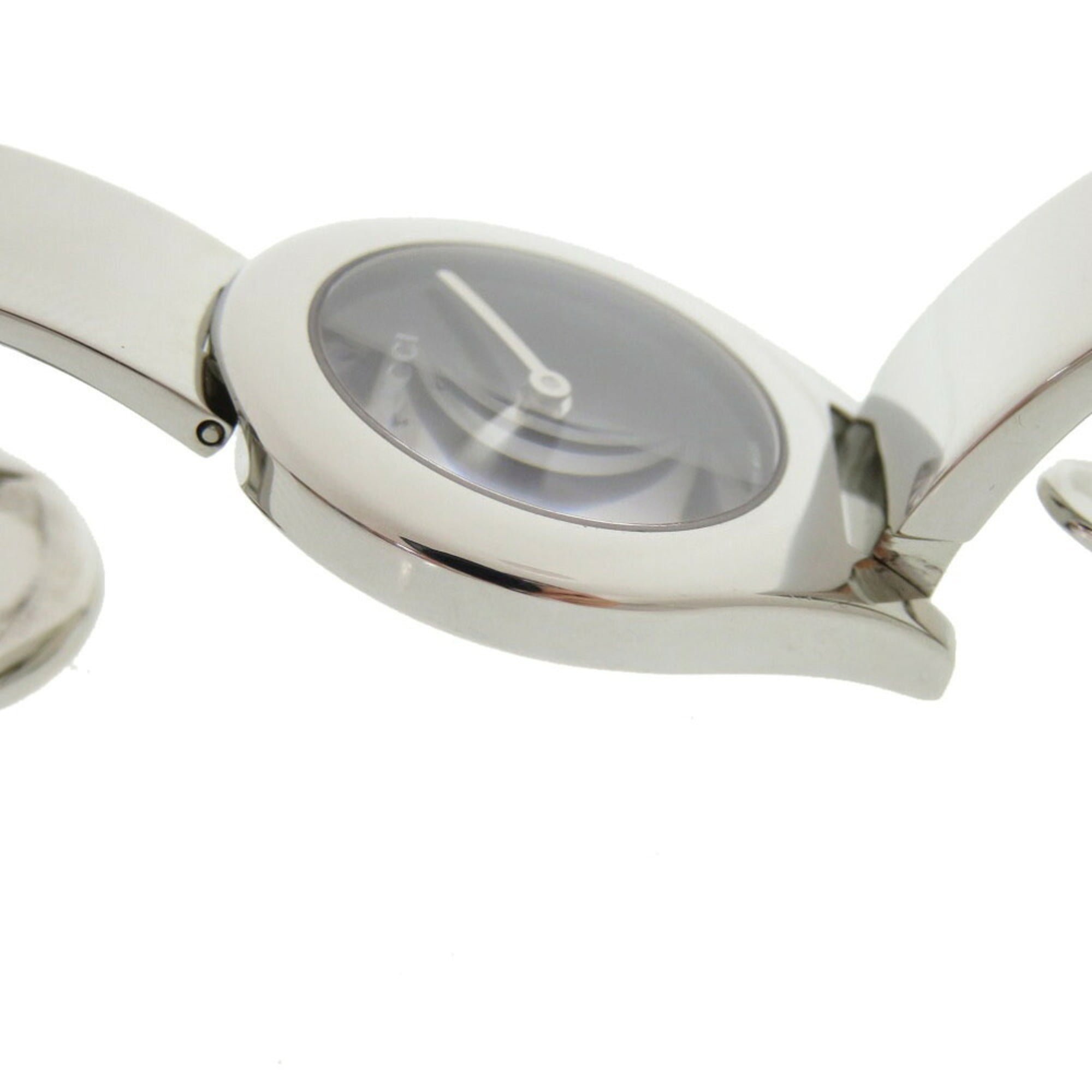 Gucci 6700L Stainless Steel Black/Silver Dial Quartz Watch 0566GUCCI — Good