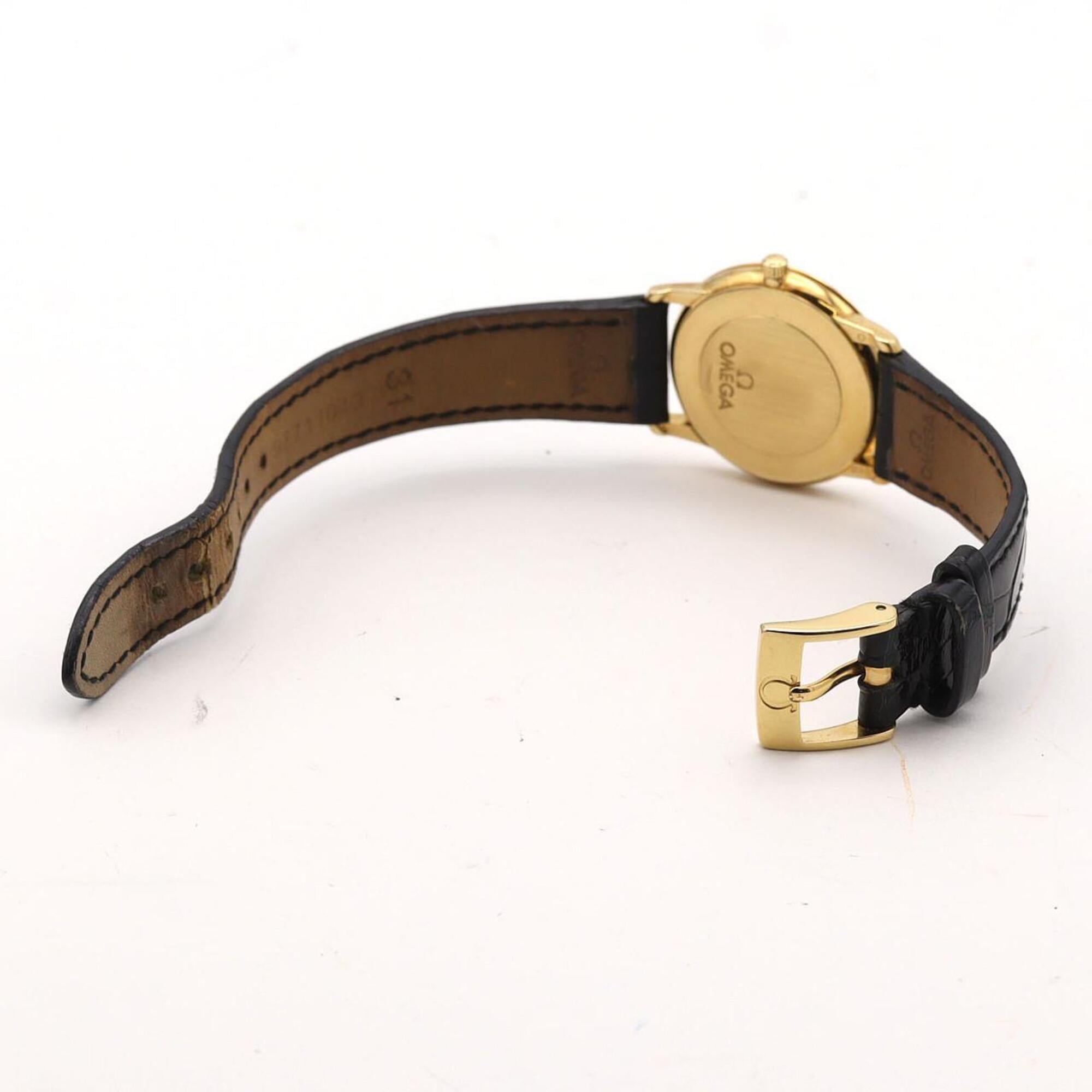Omega De Ville YG CAL.1471 595.1050 Quartz Watch — Good
