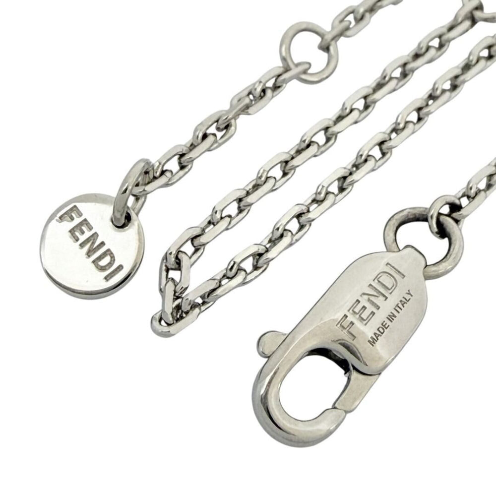 Fendi Men's Hexagon Pendant Long Necklace, 68-72cm — Like New