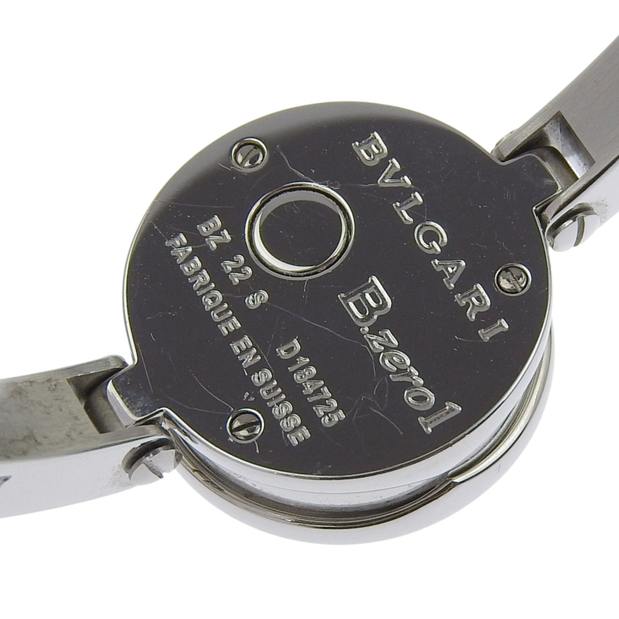 BVLGARI Bzero1 BZ22S Women's Stainless Steel Quartz Analog Display Watch with Black Dial — Very Good
