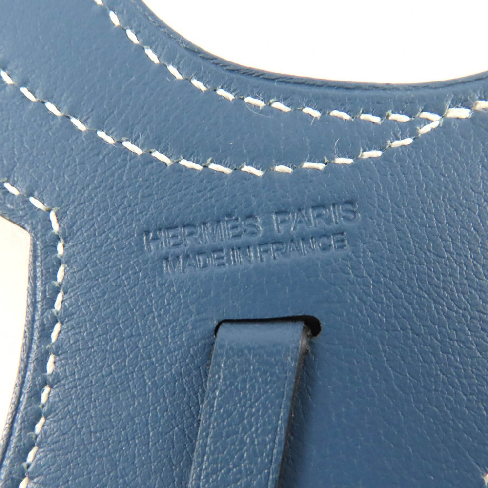HERMES Paddock Sailor Charm, Veau Swift leather, Colvert silver hardware, bag charm, made in France, women's — Like New