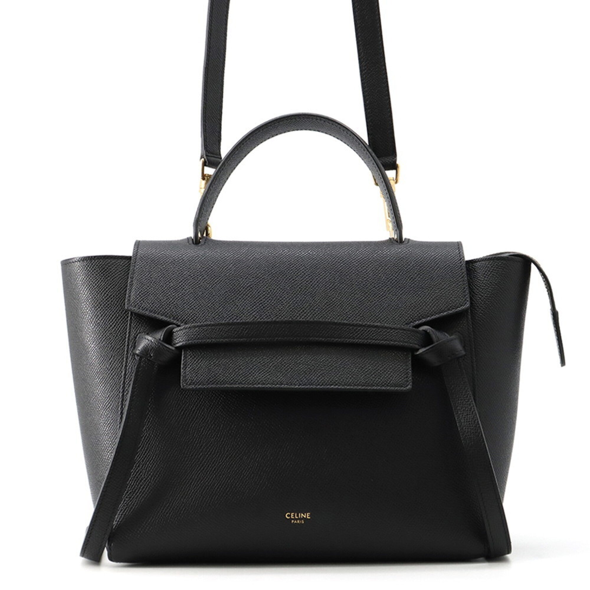 Celine Handbag Belt Bag Micro 189153 CELINE 2-way Shoulder Black — Like New