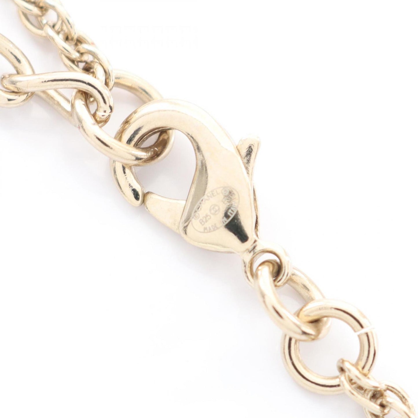 CHANEL Coco Mark Star Necklace with Gold-Plated Rhinestones, Multicolor, for Women