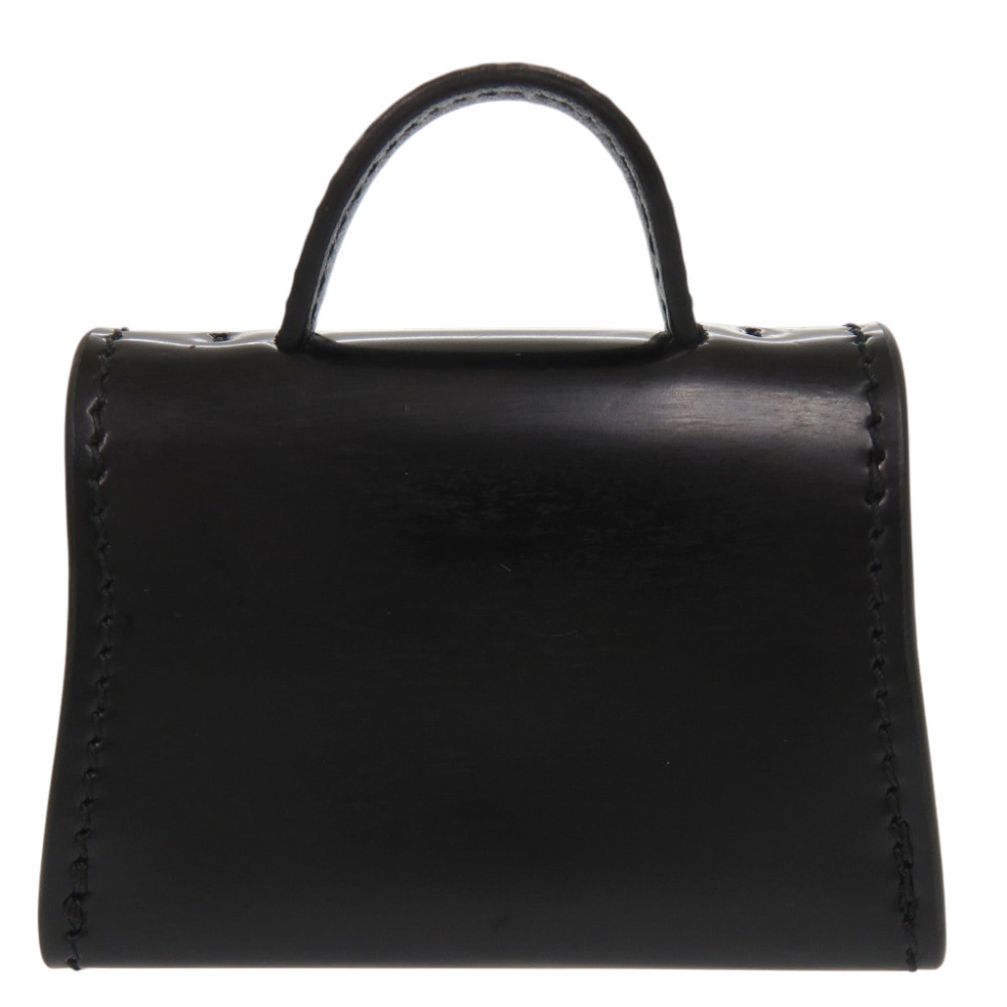 Salvatore Ferragamo Mini Gancini JL22-0487 Leather Black Chain Shoulder Bag 1475Salvatore — Like New
