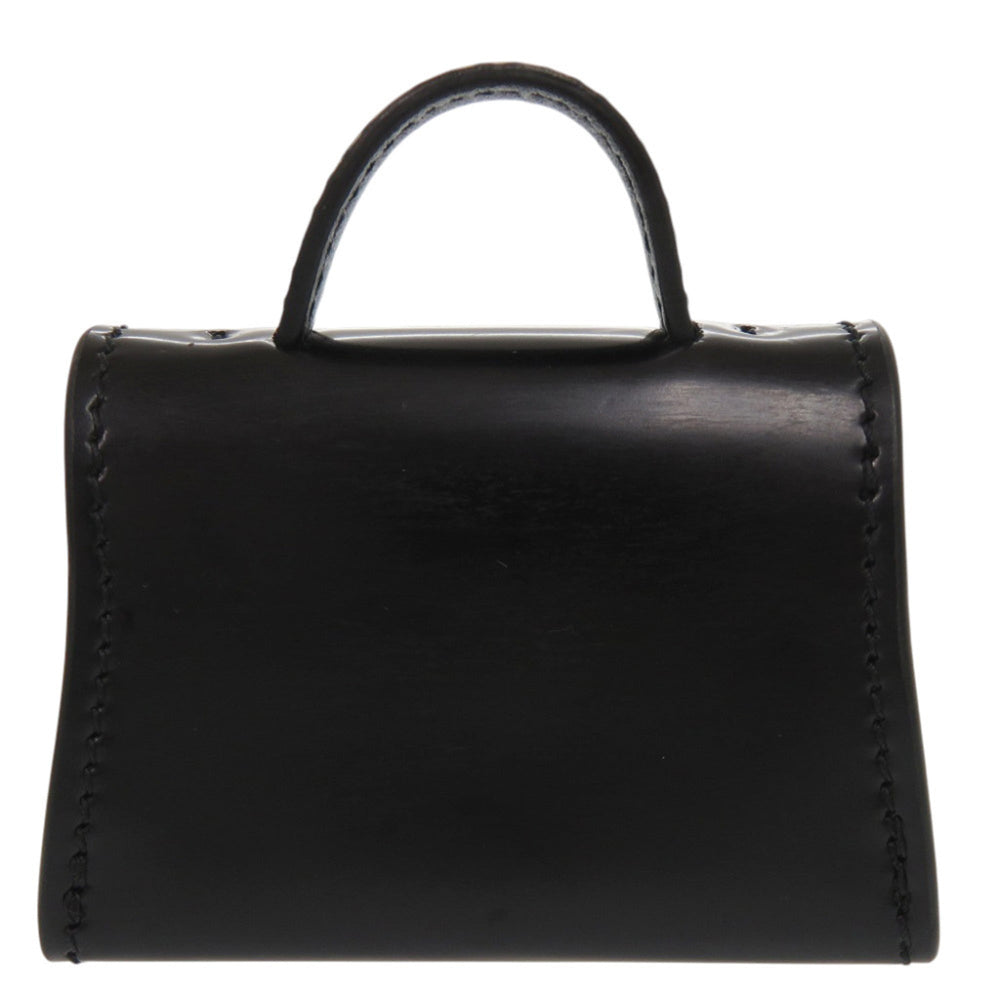 Salvatore Ferragamo Mini Gancini JL22-0487 Leather Black Chain Shoulder Bag 1475Salvatore — Like New