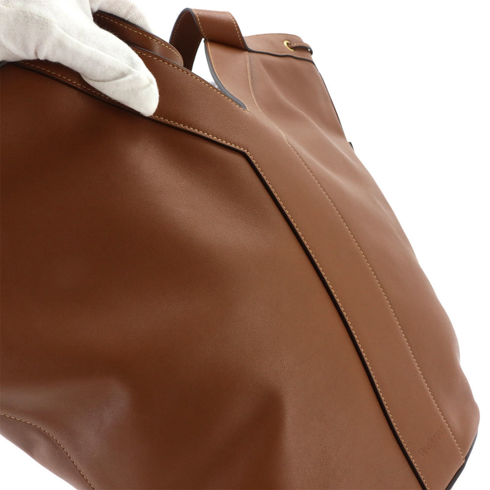 Saint Laurent Y Hobo Tote Handbag, Leather, Brown, 833160 Bag — New - Store Return