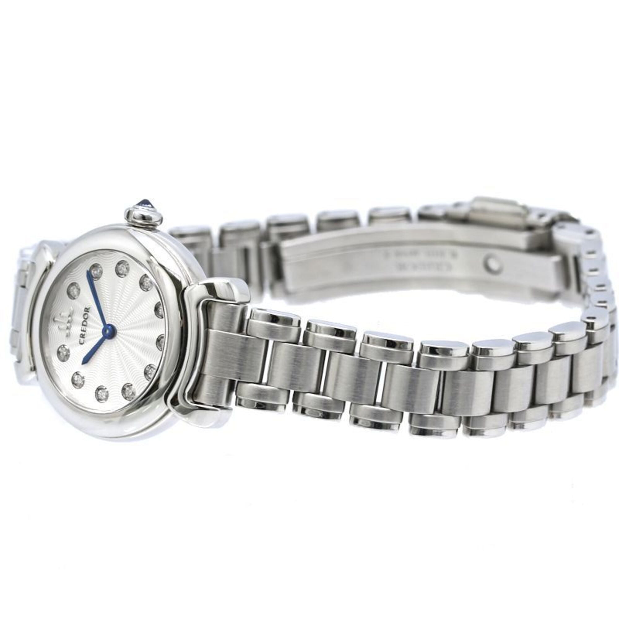 SEIKO Credor Linealux 11P Diamond GSTE803 1E70-0DV0 Women's Watch SS 40524 — Very Good