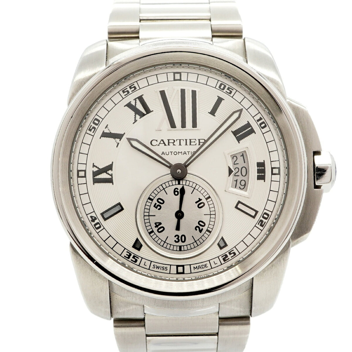 Cartier Calibre W7100015 Silver Dial Men's Watch — Good