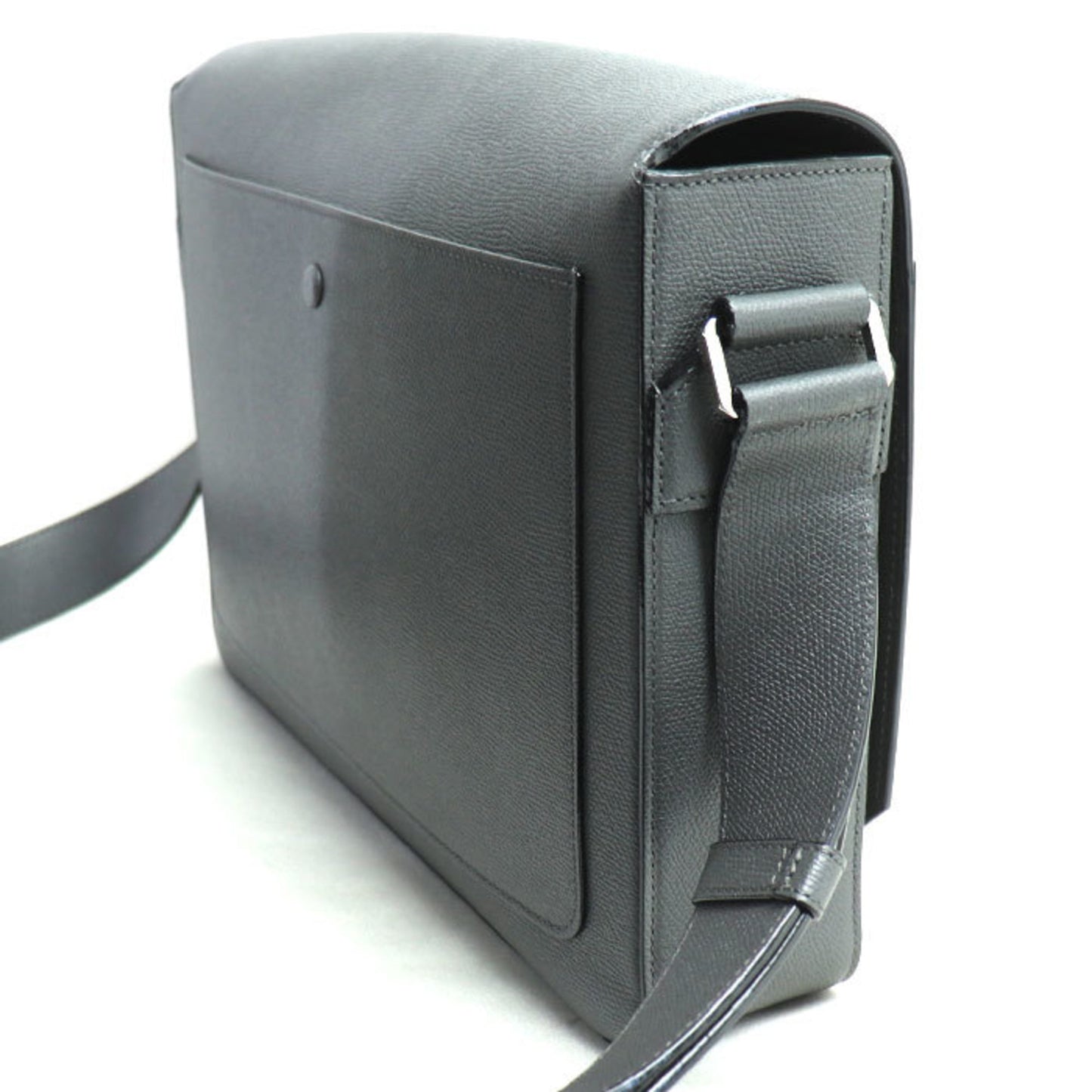 Valextra Men's Shoulder Bag, Charcoal Gray, MBVL0010028LRL99