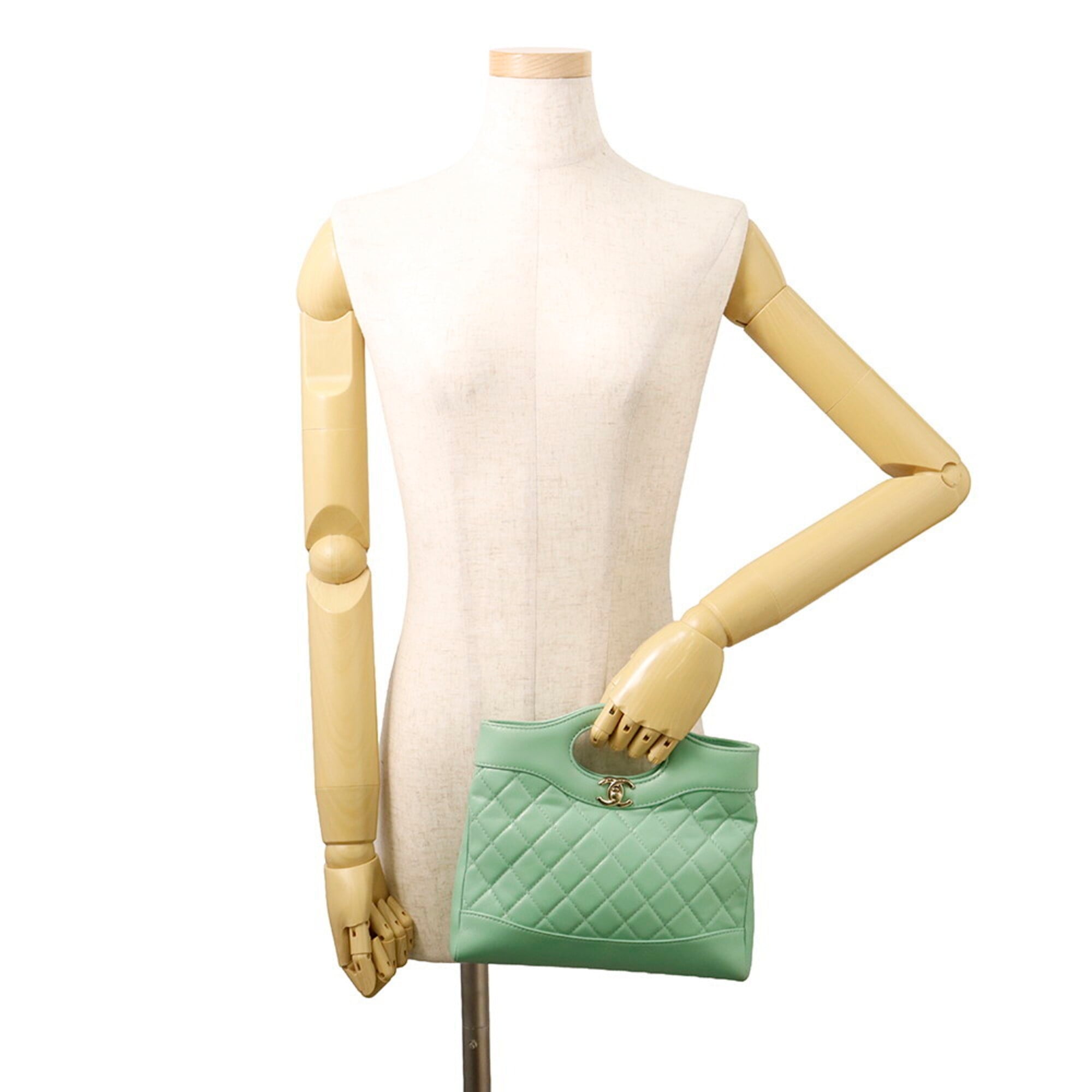 Chanel Chain Shoulder Bag Matelassé Small Shiny Calfskin AS4133 CHANEL Handbag Women's — Like New
