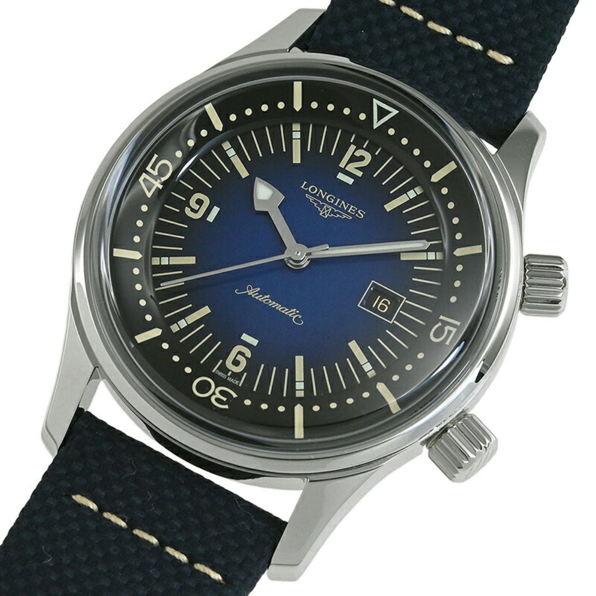 LONGINES Legend Diver Watch L3.374.4.90.2 — New