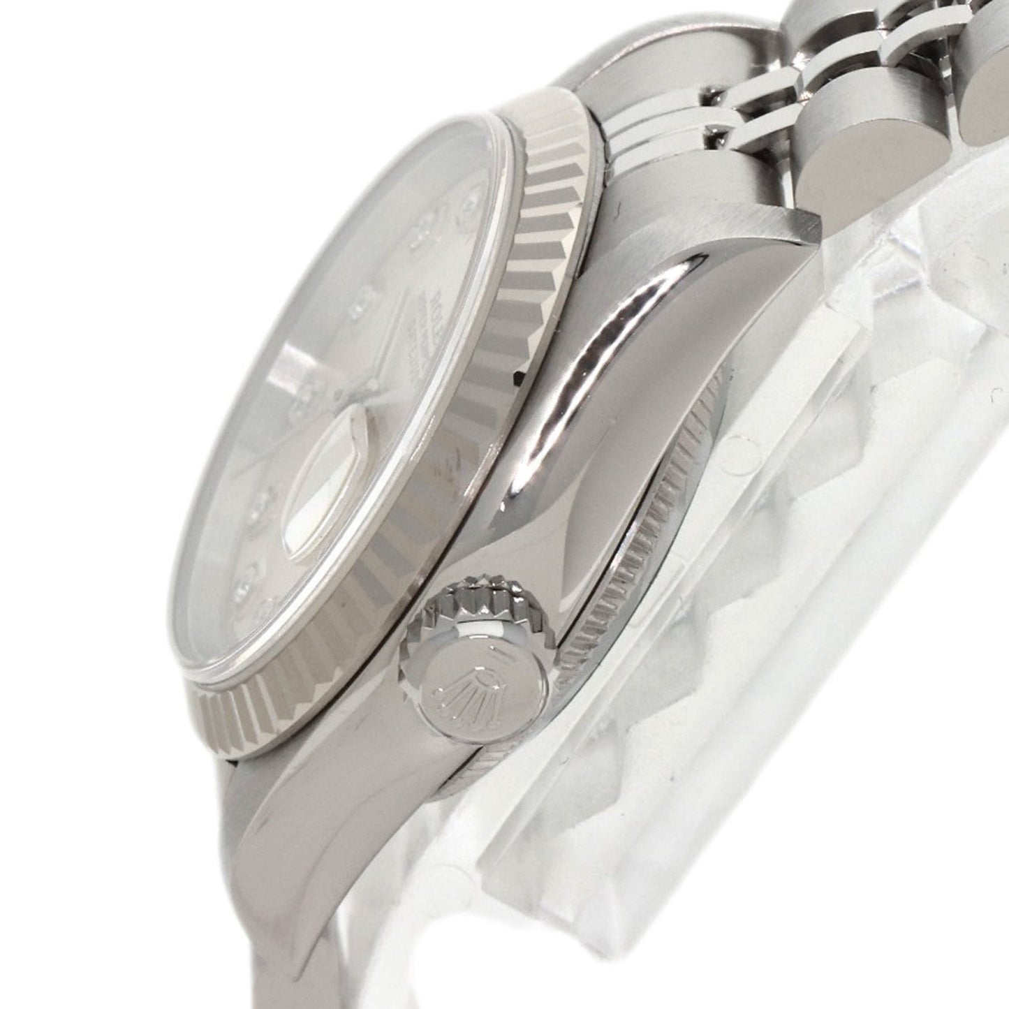 Rolex 79174 Datejust 10P Diamond Watch Stainless Steel/SS/18K White Gold Women's ROLEX