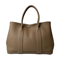 Hermes Garden Party PM Etoupe Negonda T-stamp Tote Bag for Women — Like New