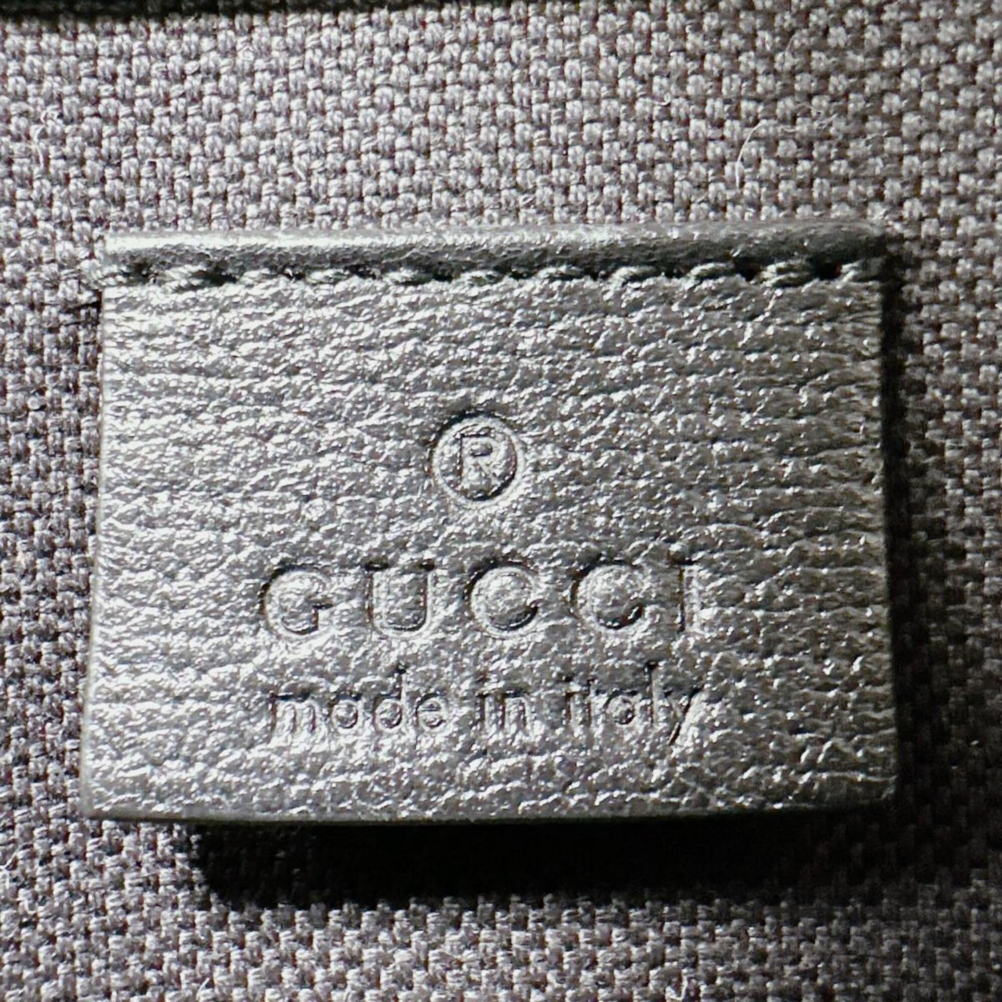 Gucci GUCCI Waist Bag Body GG Psychedelic Leather 598113 Black x Multicolor — Like New