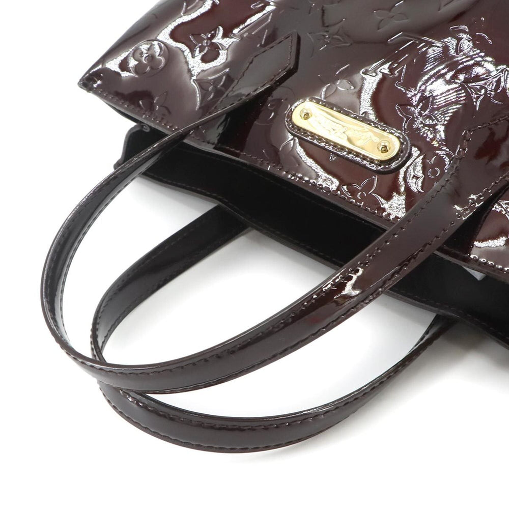 Louis Vuitton Wilshire PM Monogram Vernis Handbag Leather Amarante M93641 — New - Store Return
