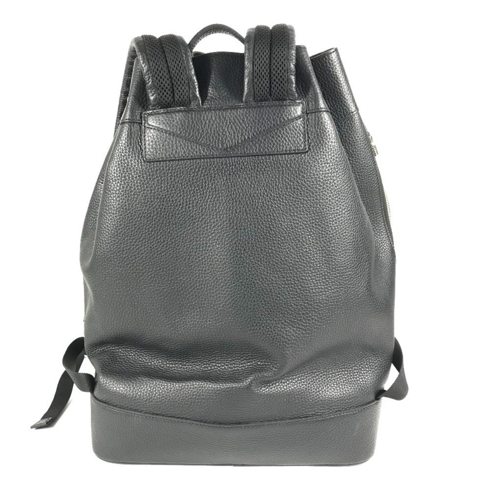 LOUIS VUITTON M55171 LV Logo Taurillon Noé Backpack Daypack Bag Drawstring Rucksack Leather Men's Women's Black — Like New