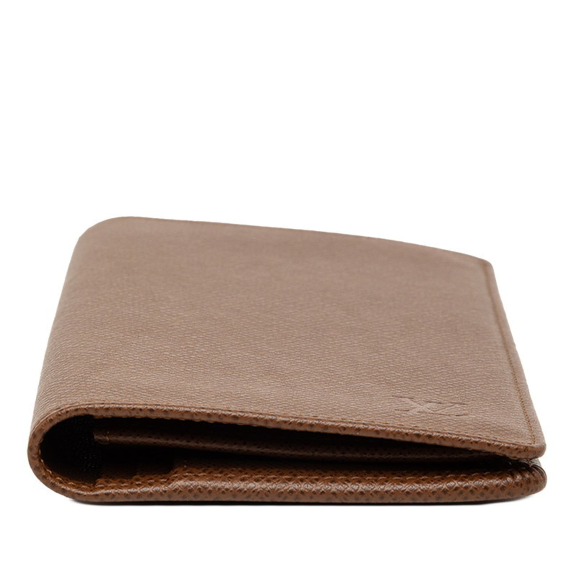 Louis Vuitton Taiga Portefeuille Brazza Long Wallet M32578 Brown Leather Women's LOUIS VUITTON