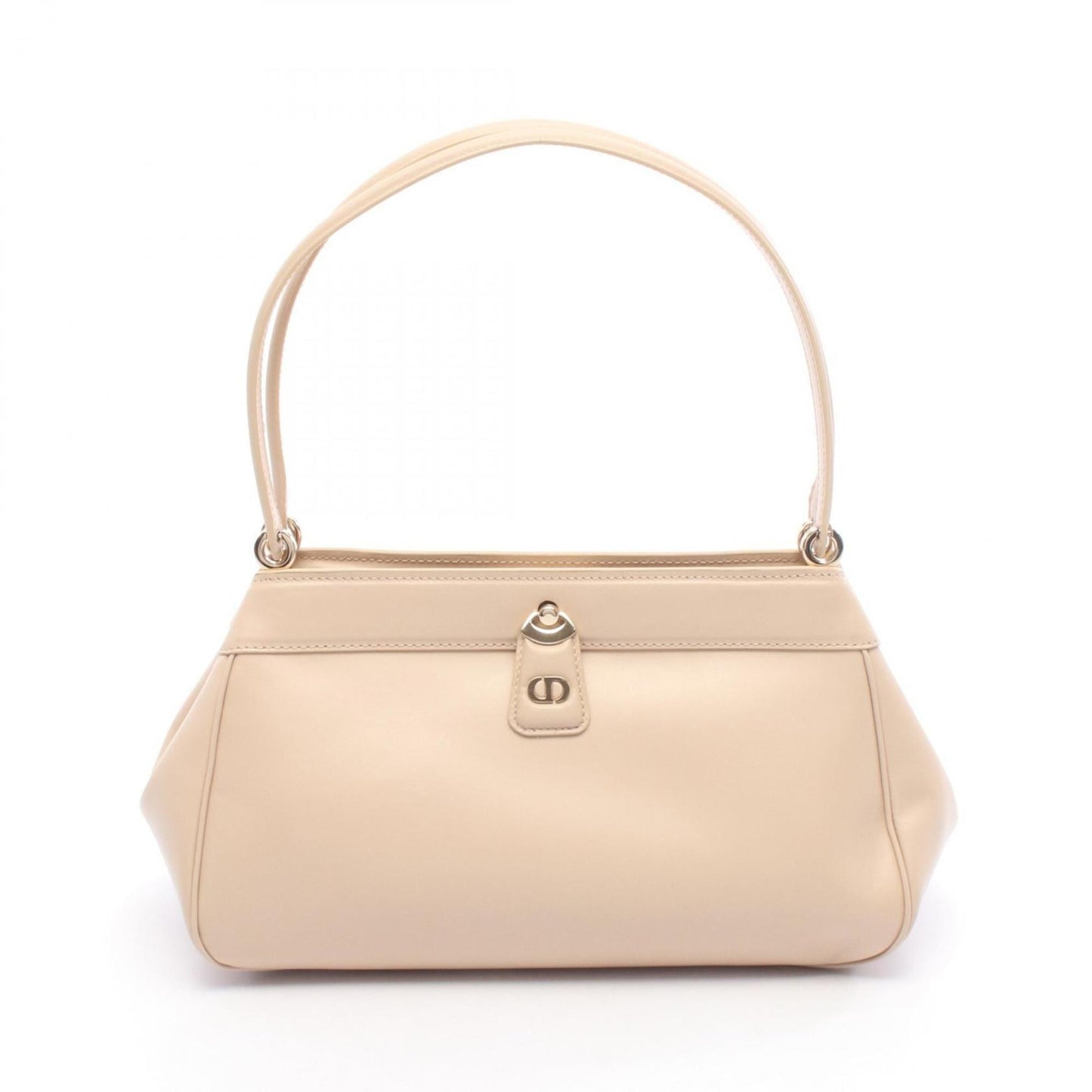 Christian Dior Dior CD logo handbag, leather, women's, beige