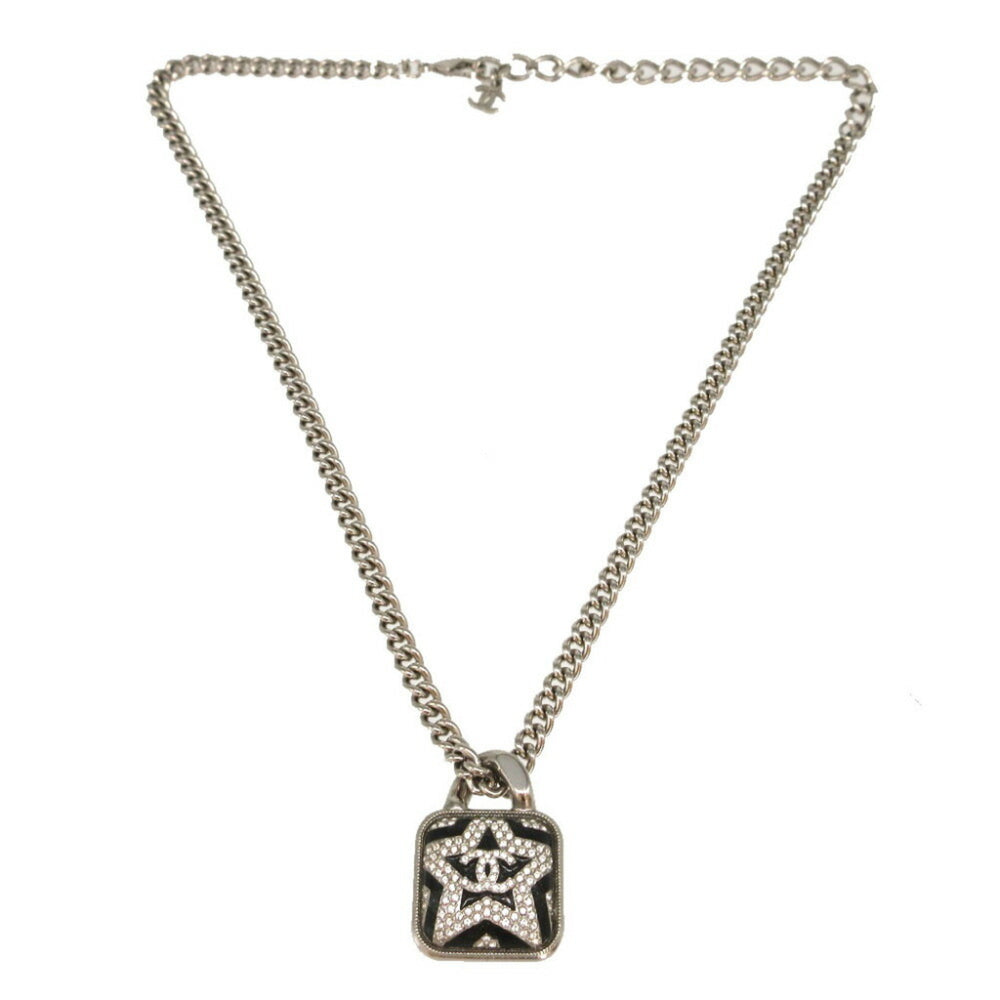 Chanel A23K Coco Mark Metal Stone Star Pendant Necklace 1449CHANEL — Like New