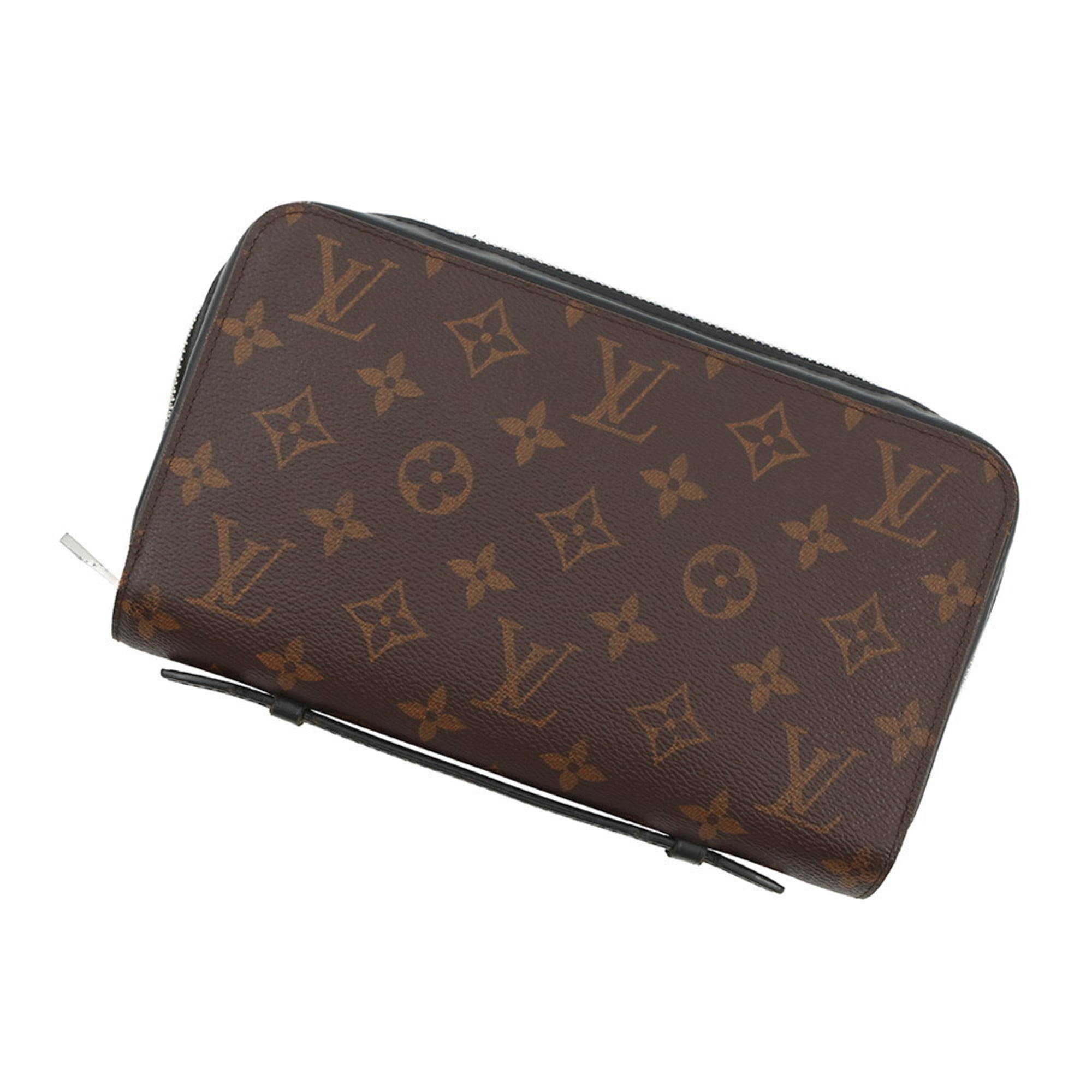 Louis Vuitton Monogram Macassar Zippy XL Long Wallet M61506 LOUIS VUITTON Men's Second Bag
