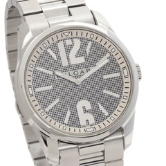 BVLGARI ST42SS Solotempo Watch Stainless Steel SS Men's — Very Good