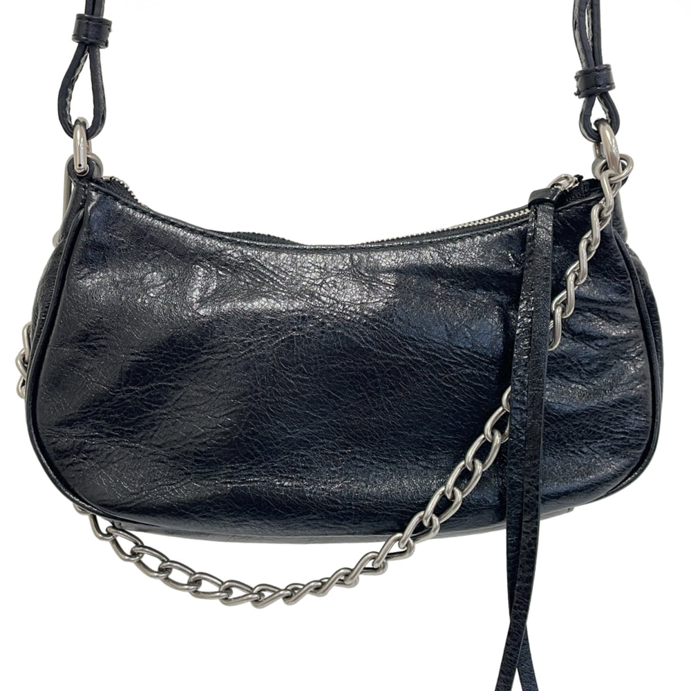 BALENCIAGA Le Cagoule Mini 2-way Chain Shoulder Bag 695814 Black Women's — Like New