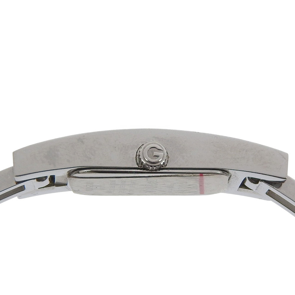 Gucci 3900L Stainless Steel Quartz Analog Watch with Black Dial for Women — Good