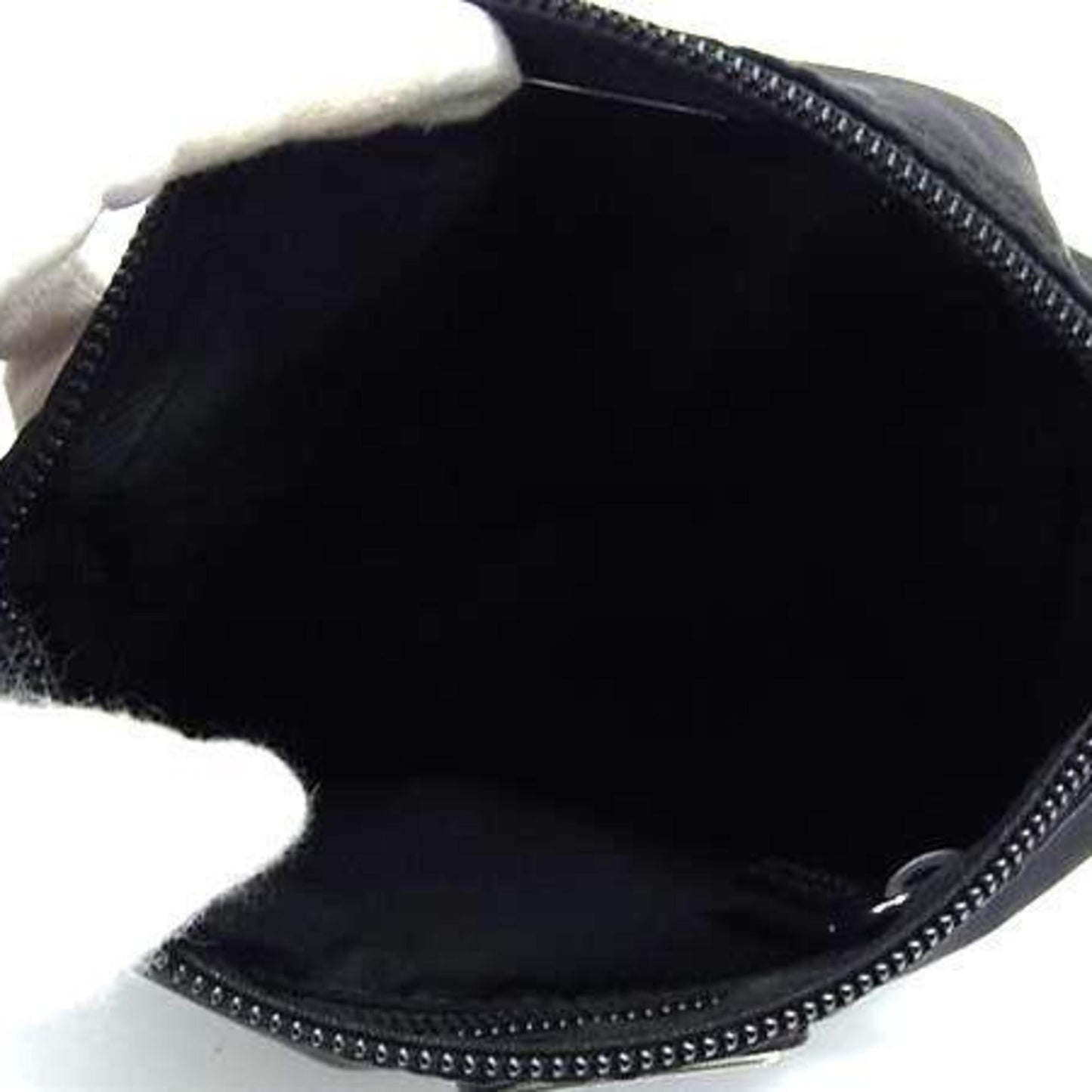 PRADA Prada Triangle Pouch Bag 1NA011 Black Tessuto Nylon Women's Mark