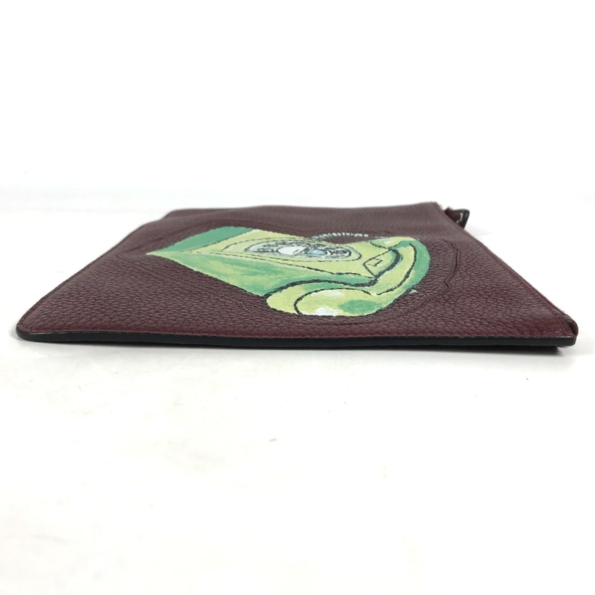 Fendi 7N0078 Pouch pouch Cluch Bag Clutch bag BrownBased — Like New