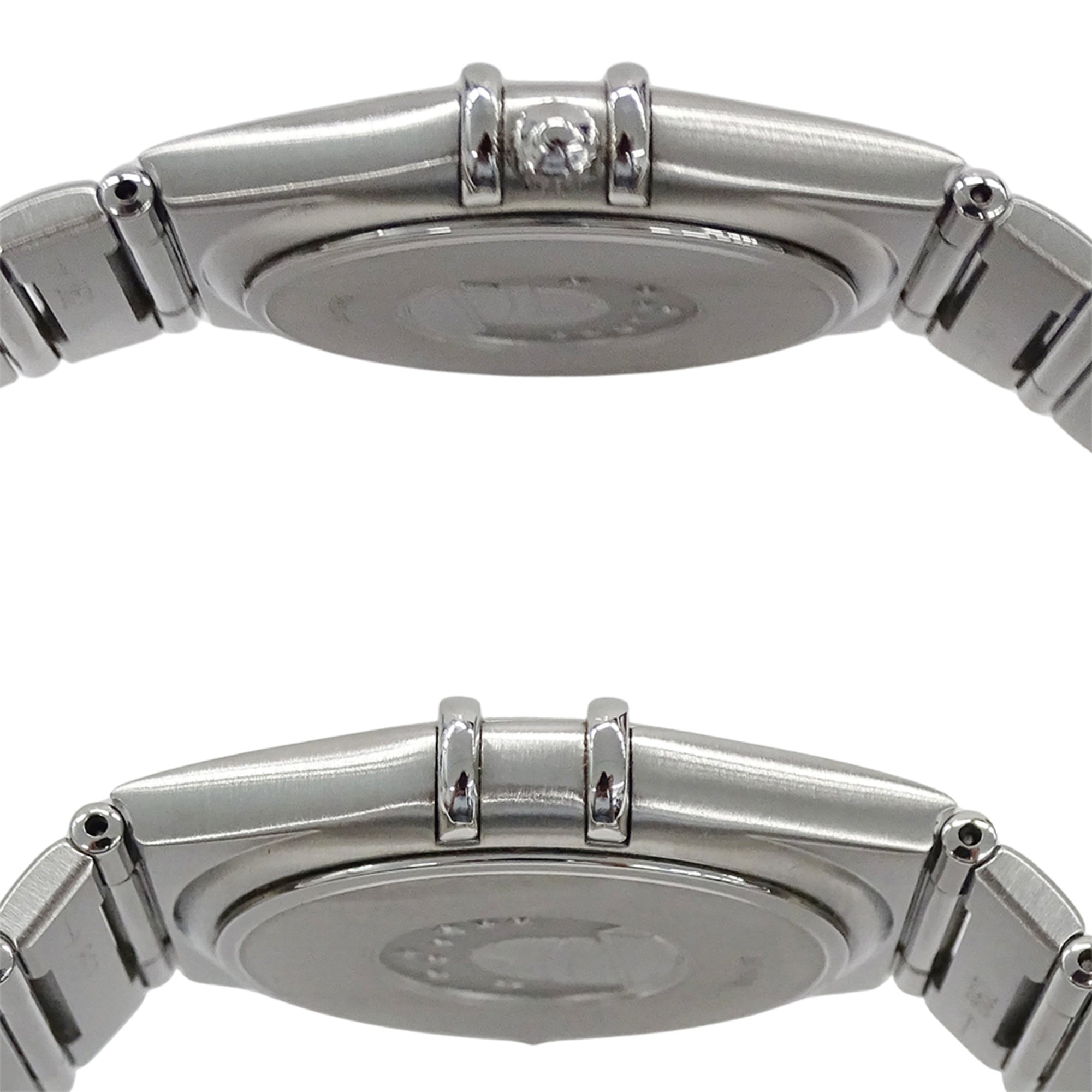 Omega Constellation 1512.40 Men's Watch, Brand Name, Date, Quartz, Stainless Steel (SS), Silver/Navy — Good