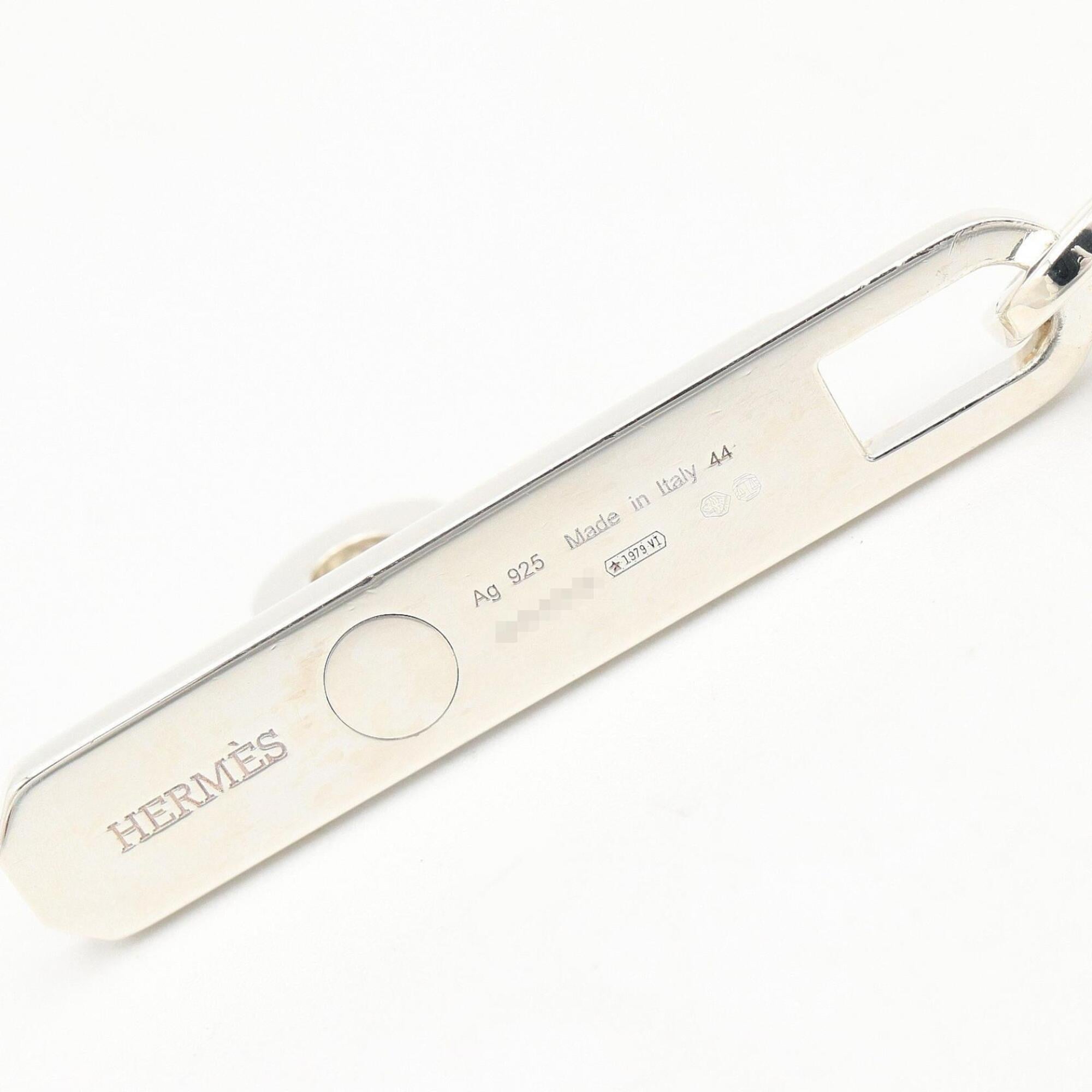Hermes Kelly Chaine Necklace, Sterling Silver 925, Tone, Jewelry for Men and Women — Like New